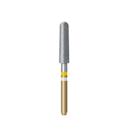 FREZA TURBINA ZIRCONIU CILINDRICA DIAMANTATA GALBENA - 025