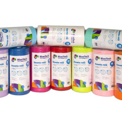 BAVETE BLUETECH ROLA 80 x 53 cm, 60 buc - PORTOCALIU