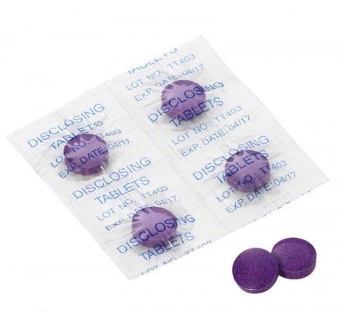 Indicator placa bacteriana copii Zooby folie 10 buc