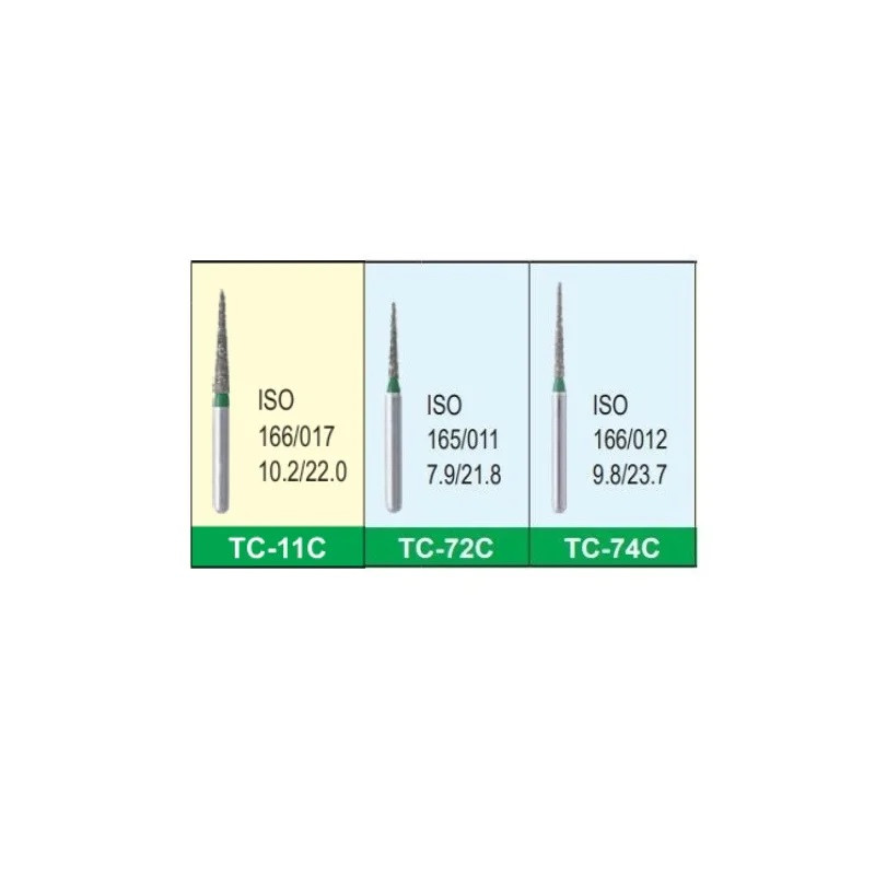 Freza diamantata grosiera inel verde seria TC Mani Variante TC11C diam ISO060-016