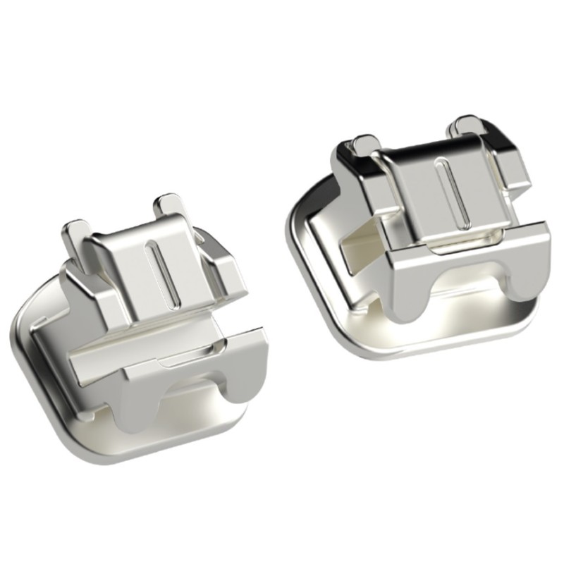 Bracketi metalici autoligaturanti F1000PLUS D.B Roth22 Kit 1 caz Leone