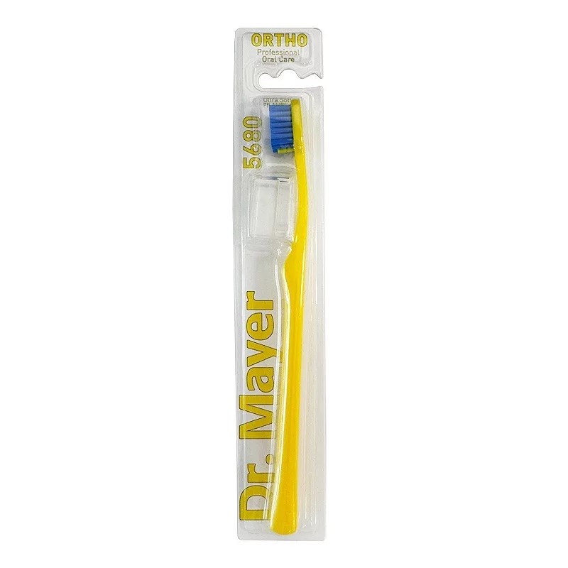 Periuta ortodontica Ultrasoft 5680 Yellow Dr. Mayer