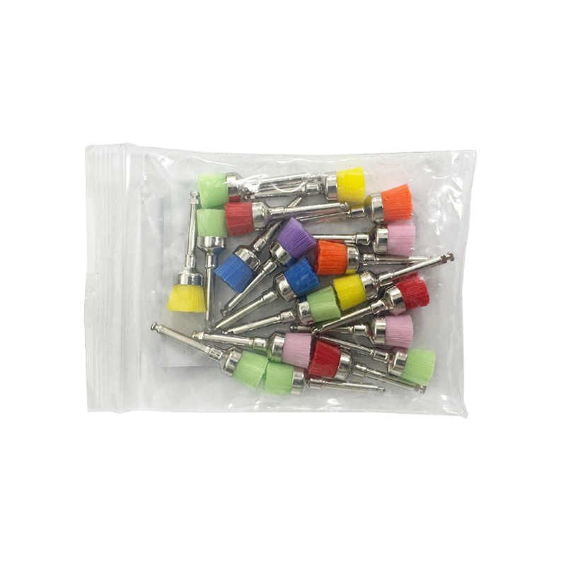 Perii detartraj nylon colorate set 20 bucati Dr.Mayer