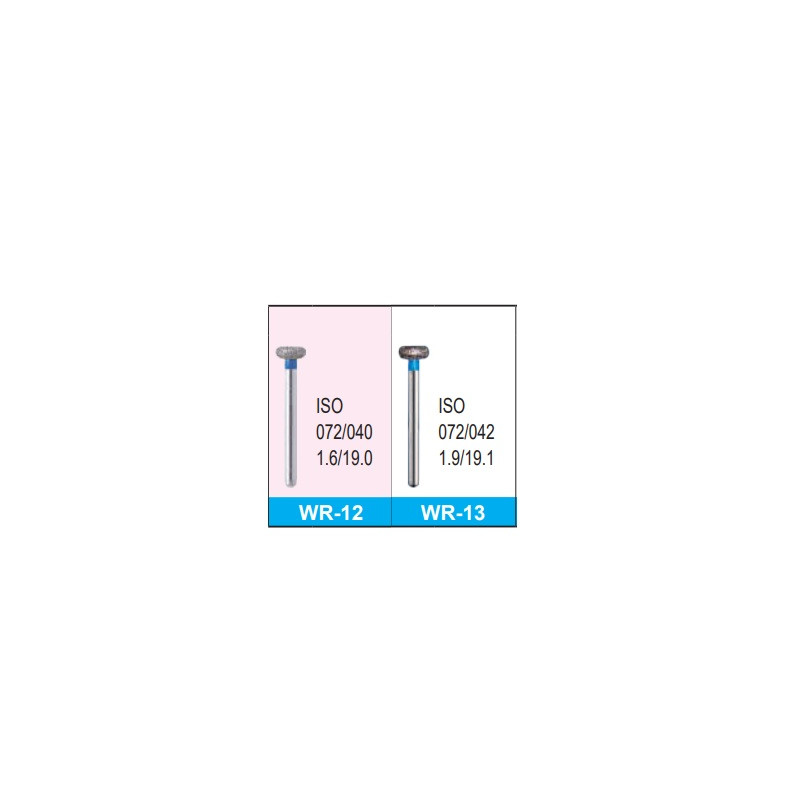 Freza diamantata standard seria WR Mani Varianta WR13 diam ISO 072-042