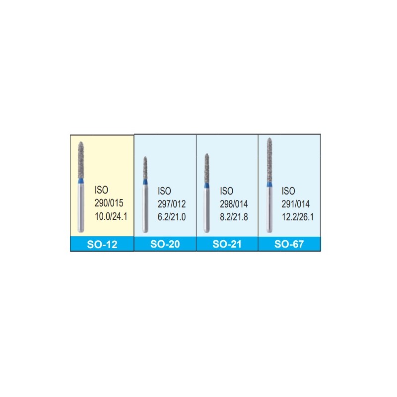 Freza diamantata standard seria SO Mani Varianta SO21 diam ISO298-014