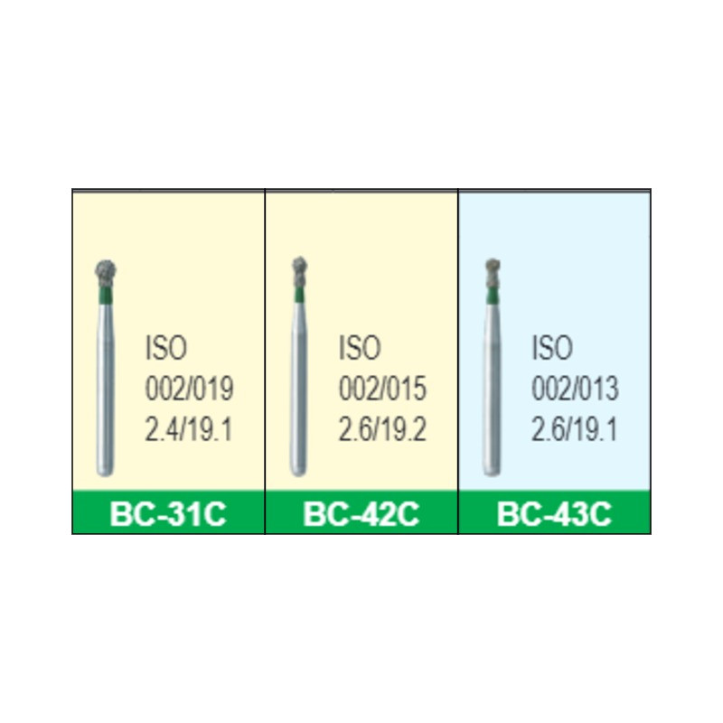 Freza diamantata grosiera seria BC Mani Varianta BC42C diam ISO002-015