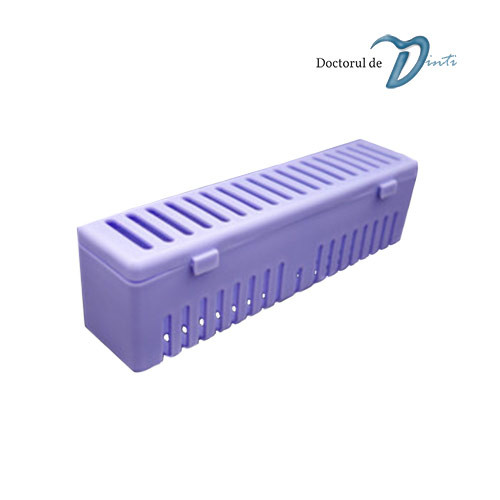 Cutie plastic pentru sterilizare instrumente dentare