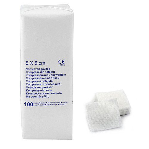 Comprese nesterile PPSB 5x5 cm set 100 bucati