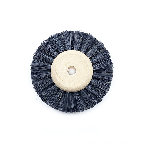 Perie 2 randuri peri medii corp lemn 58mm