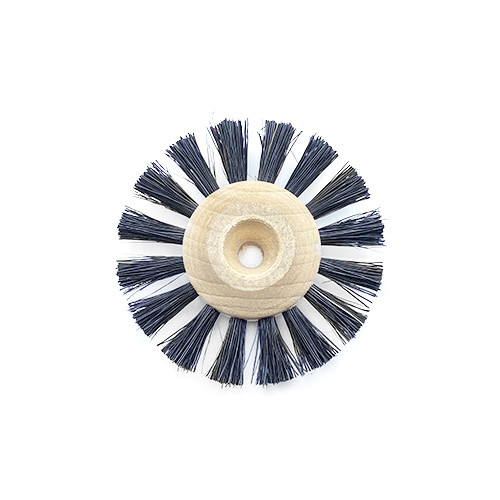 Perie cu un rand de peri rari corp lemn 50mm