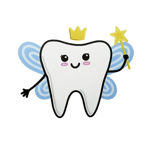 Sticker zana maseluta aripi albastre