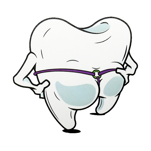 Sticker sexy molar
