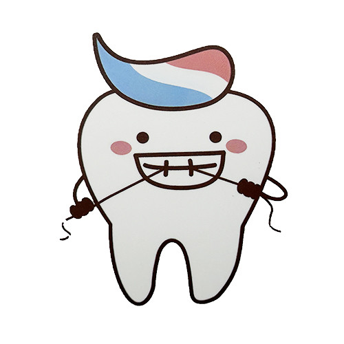 Sticker molar cu ata dentara