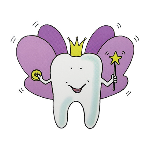 Sticker tooth fairy