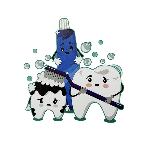 Sticker igiena micului molar