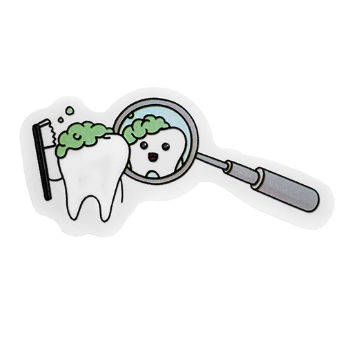 Sticker Molar in Oglinda