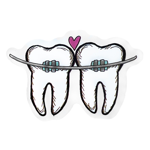 Sticker 2 Teeth Love