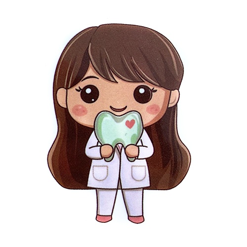 Sticker Little Girl