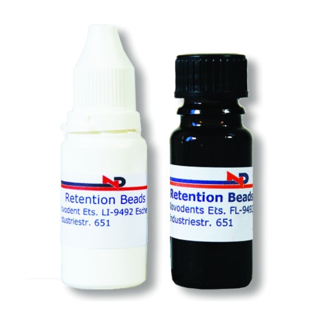 Perle retentii diam 0.3 mm set perle 12g + adeziv 10 ml Novodent - DoriotDent