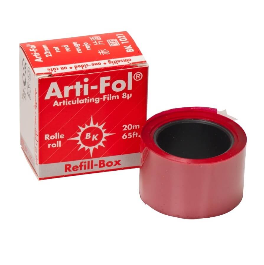 Film-hartie de articulatie BK1021 Arti-Fol 8µm,rola refill 20 m Bausch - DoriotDent