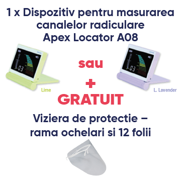 Pachet Apex Locator A08 Premium Plus + Viziere de protectie - Alege din oferta DoriotDent