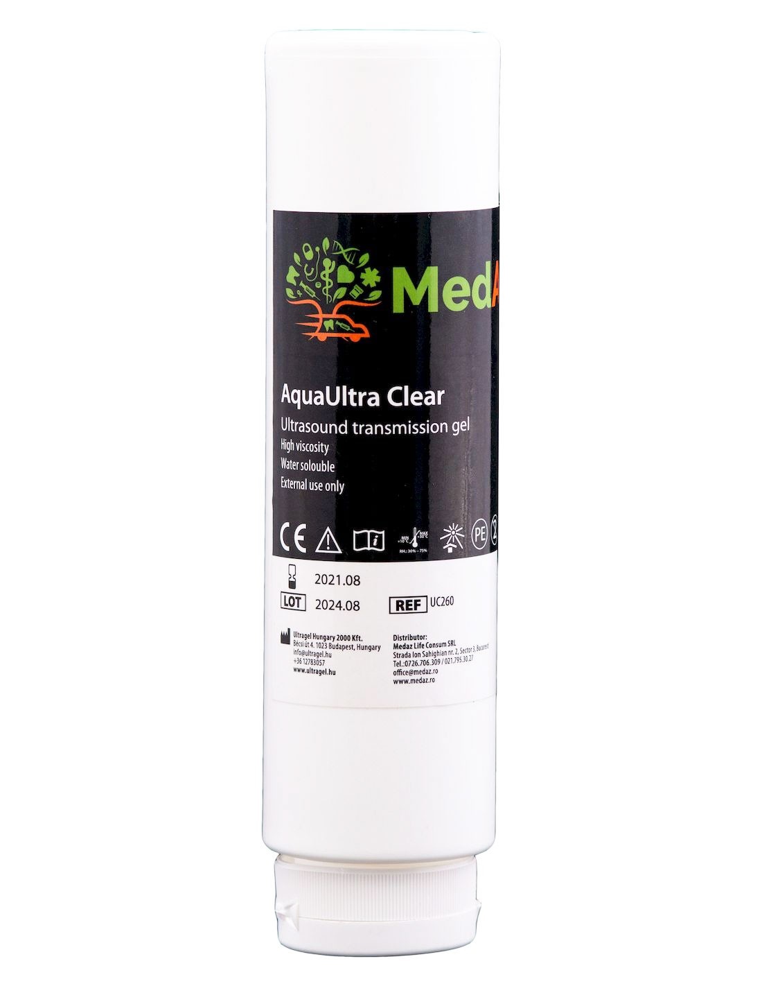 Gel pentru ecografie la 260 ml incolor | Pret fara egal