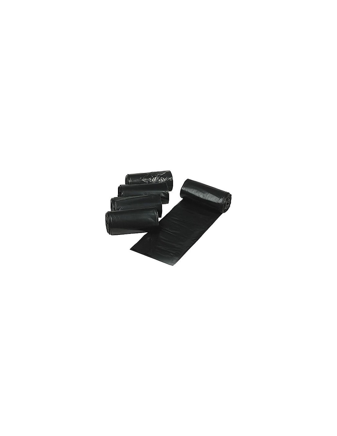 Saci Menaj HDPE - Negri - 35 l - 50 buc