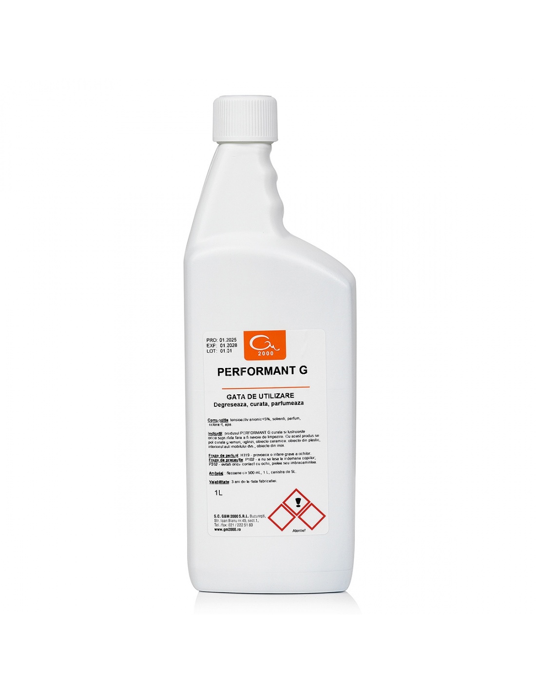 Detergent Geamuri Performant G - 1 litru Rezerva