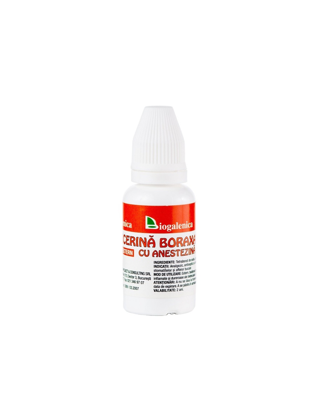 Glicerina boraxata cu anestezina - 20 grame