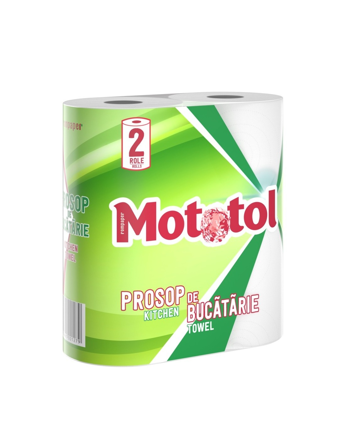 Prosop Bucatarie 2 straturi, 2 role - Mototol - 10.5 m
