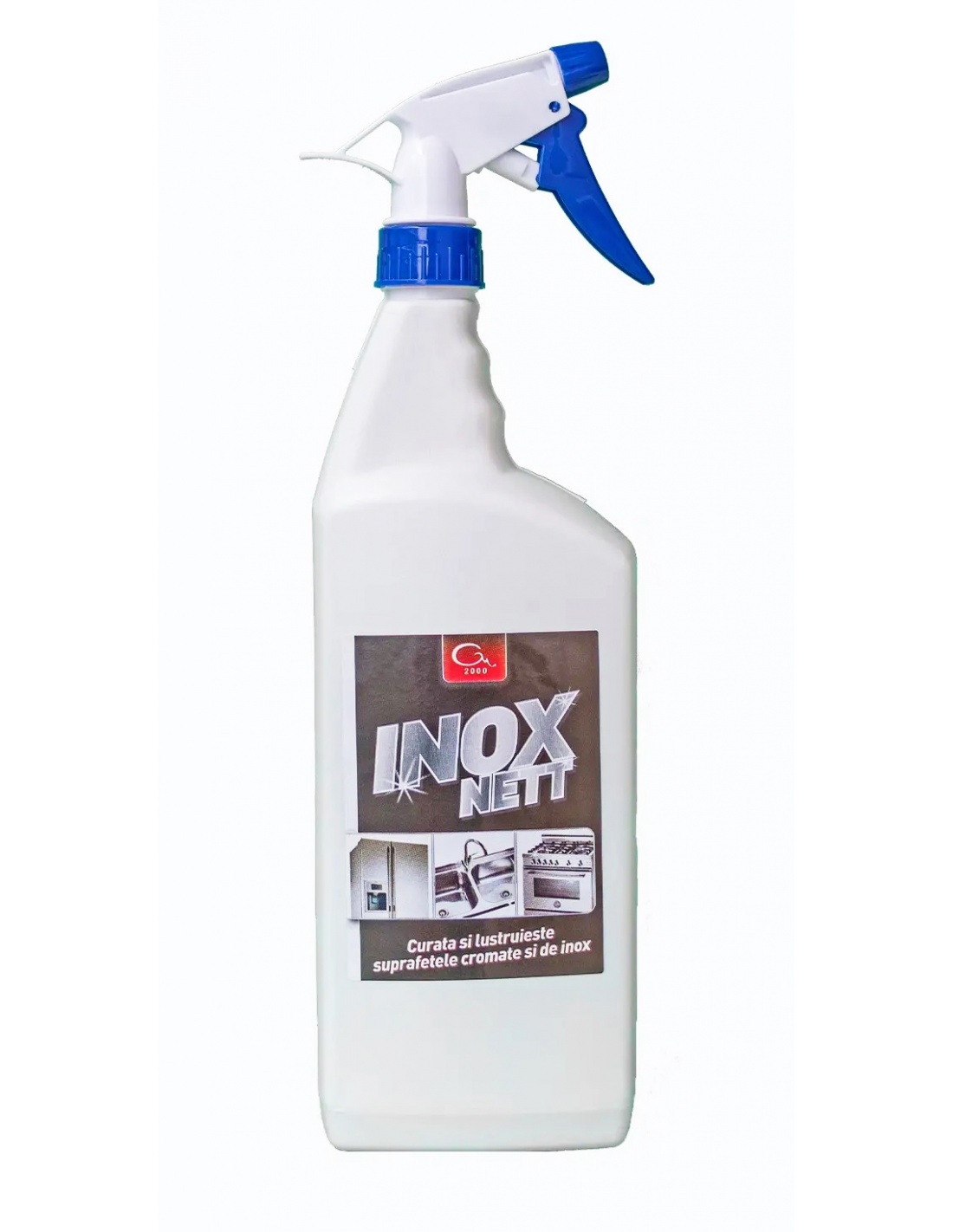 Inox Nett - Solutie pentru suprafete cromate si inox - 500 ml