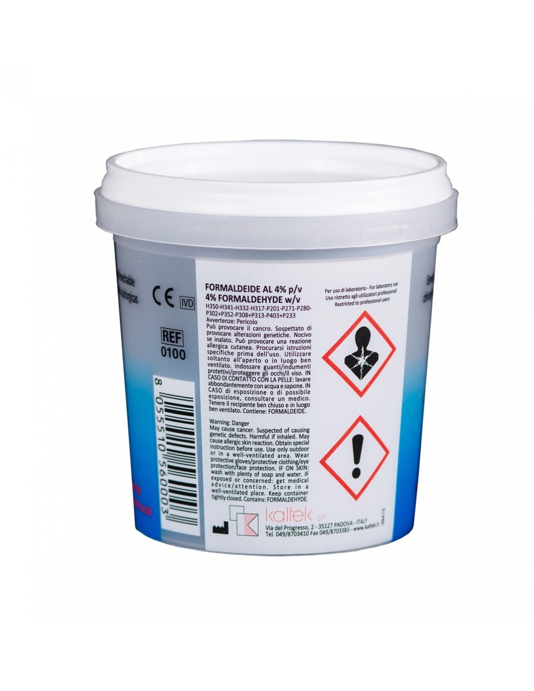 Recipient plastic pentru probe de patologie si plasma - 250 ml