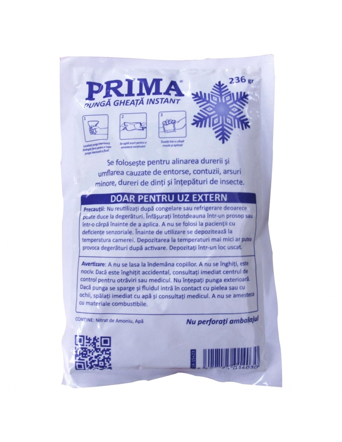 Punga de gheata instant 15 x 35 cm - 236 grame | medAZ.ro | Livrare Rapida!