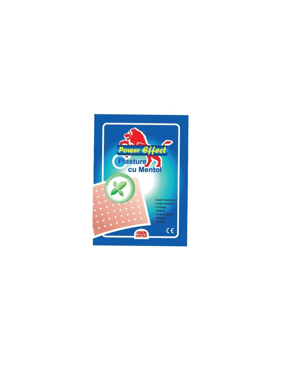 Plasturi antireumatici menthol 12 cm x 18 cm