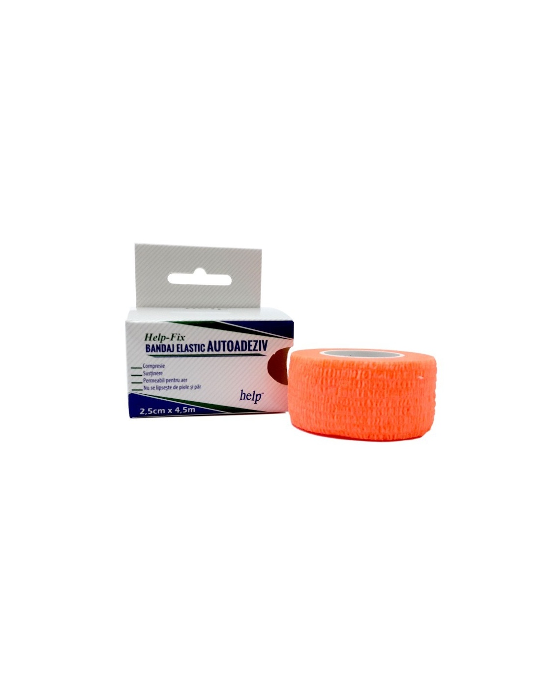 Bandaj elastic autoadeziv 2.5 cm x 4,5 m