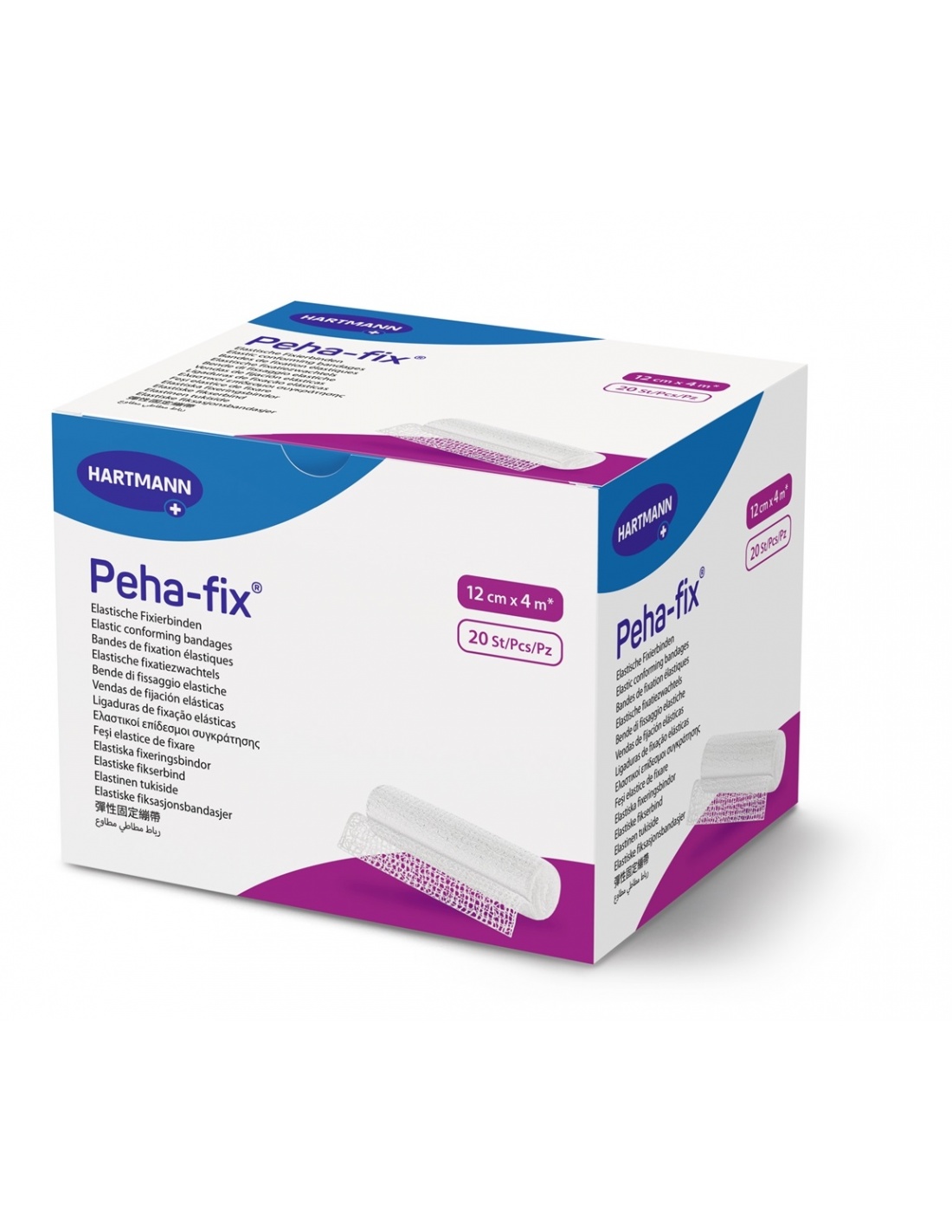 Peha-Fix Hartmann fasa elastica de fixare - 12 cm x 4 m