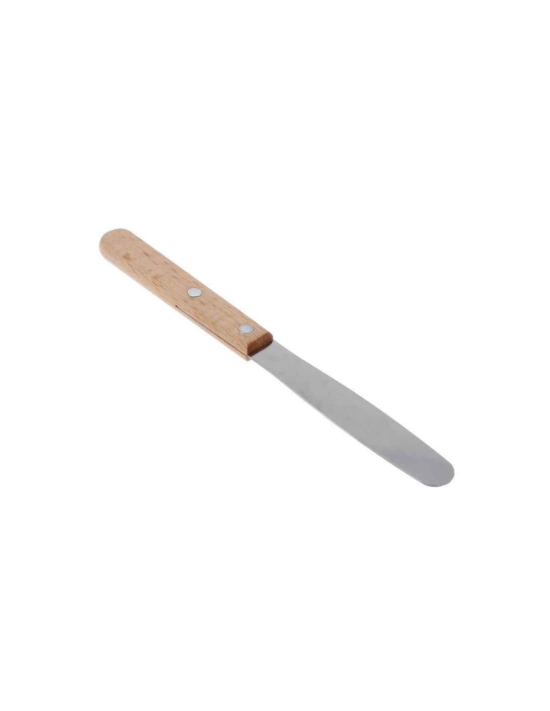 Spatula inox dreapta pentru aplicat ceara epilatoare