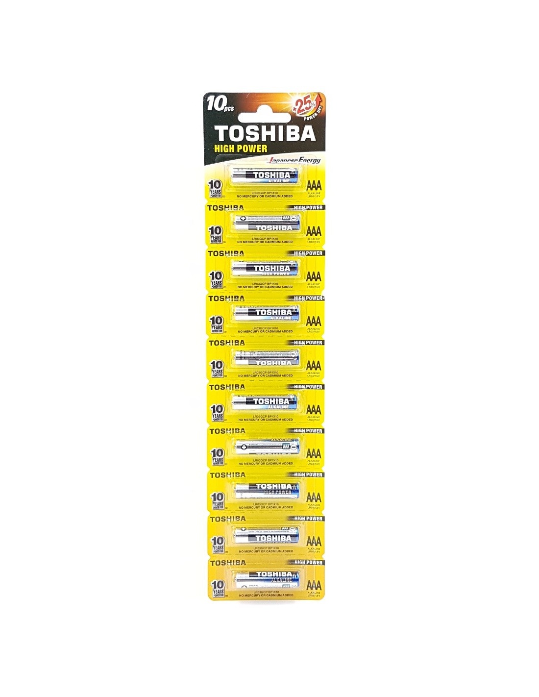Baterie Alkalina Toshiba 1.5 V - AAA