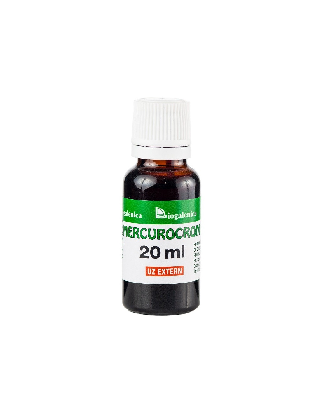Solutie Mercuro Crom 1% - 20 ml