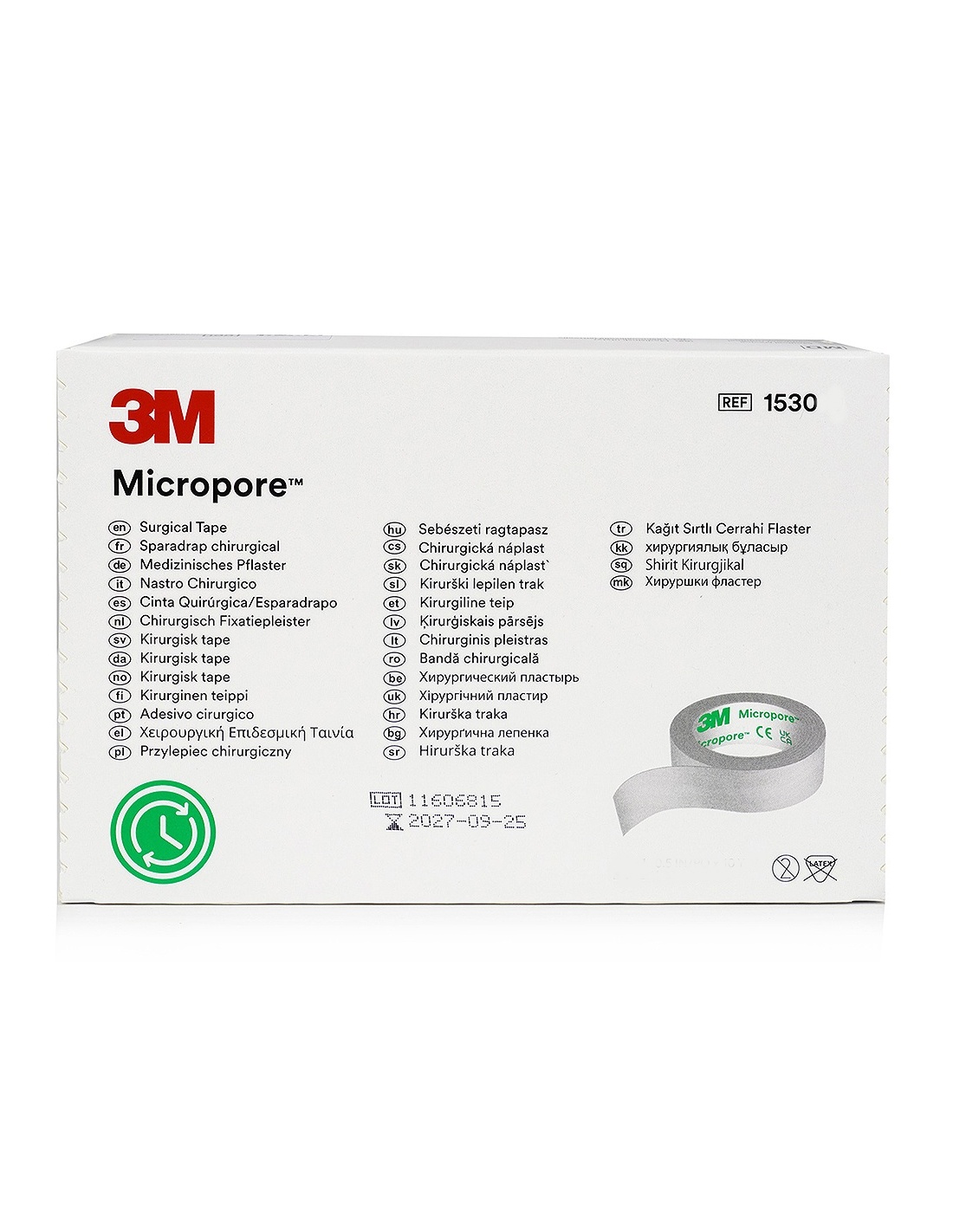 Micropore 3M - Leucoplast hartie - 2.5 cm x 9.14 m