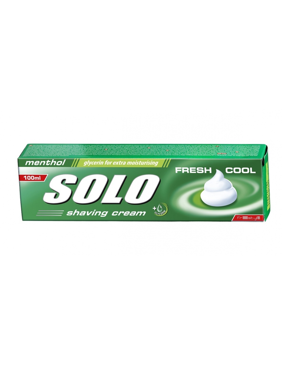 Crema de ras Solo Menthol - 100 ml