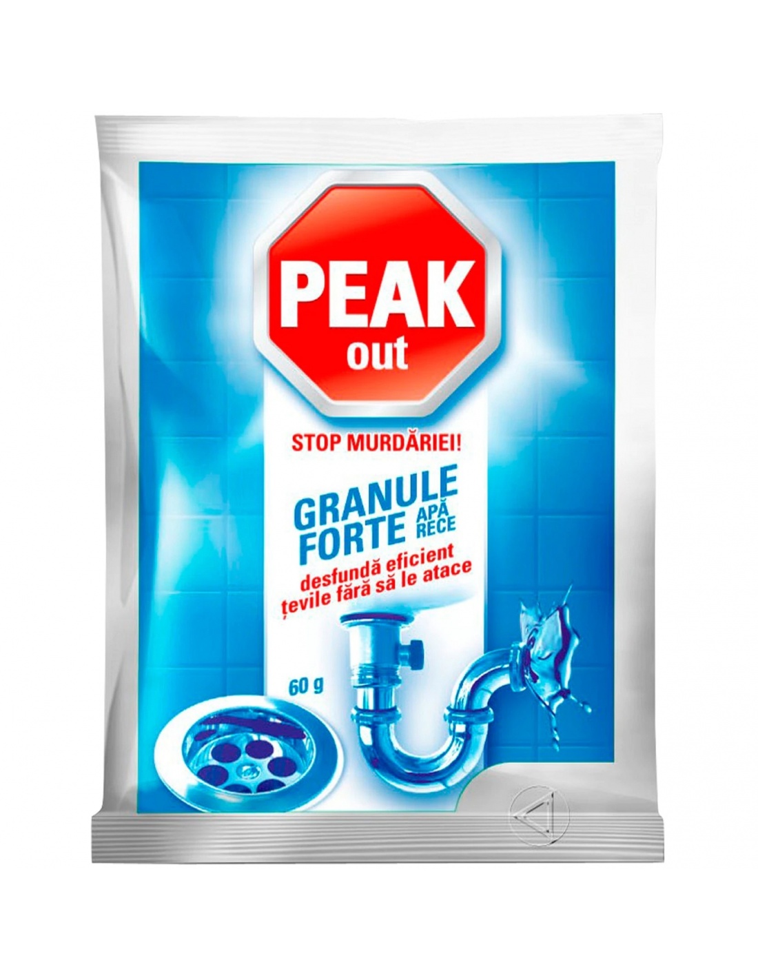 Peak Out - Granule Forte desfundat tevi cu apa rece - 60 gr