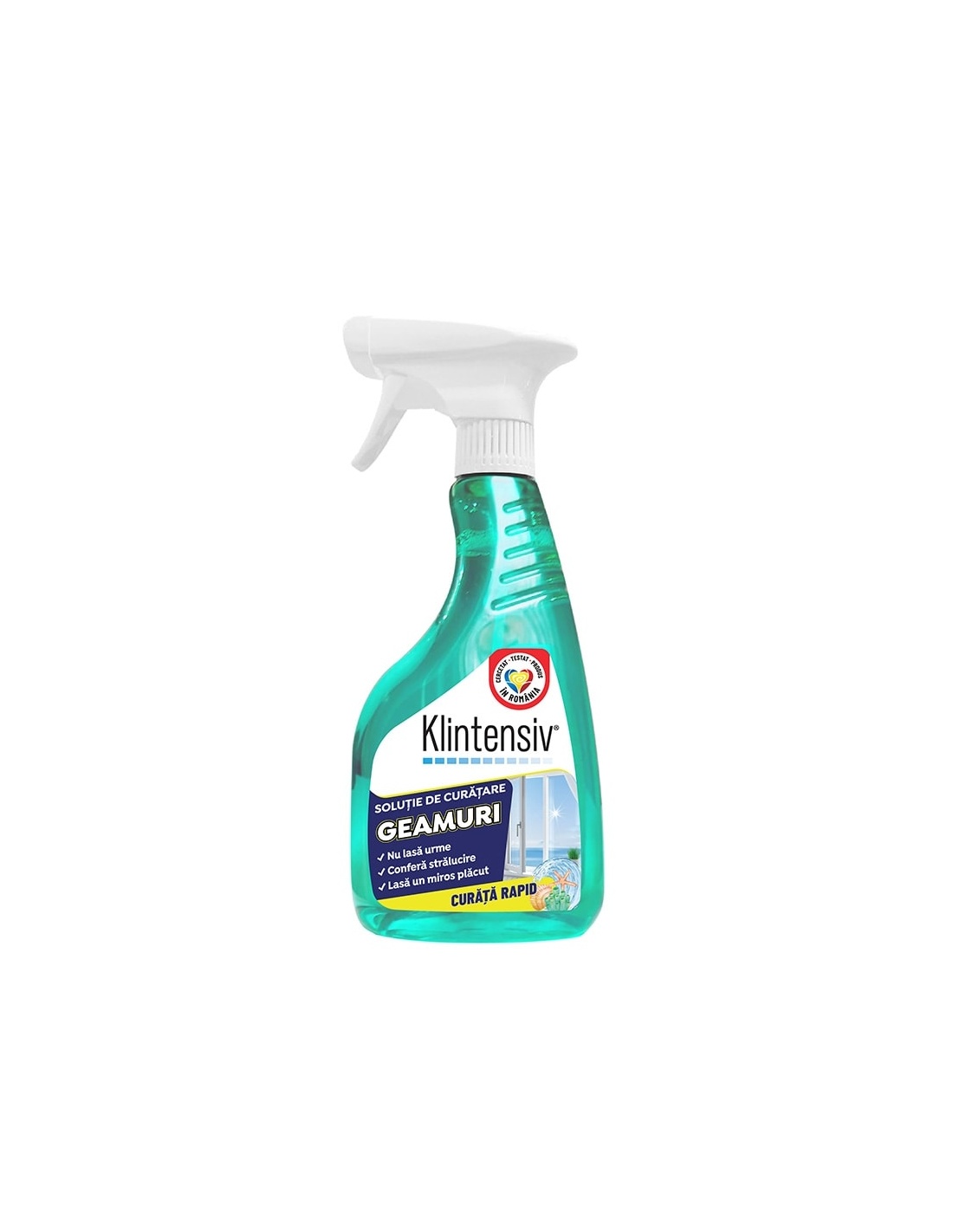 Solutie curatare geamuri Klintensiv - 500 ml