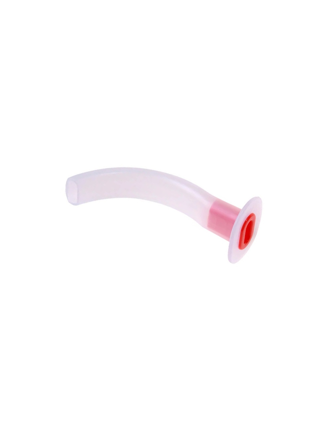 Pipa respiratie tip Guedel - Rosu - Nr. 4 - 10 cm
