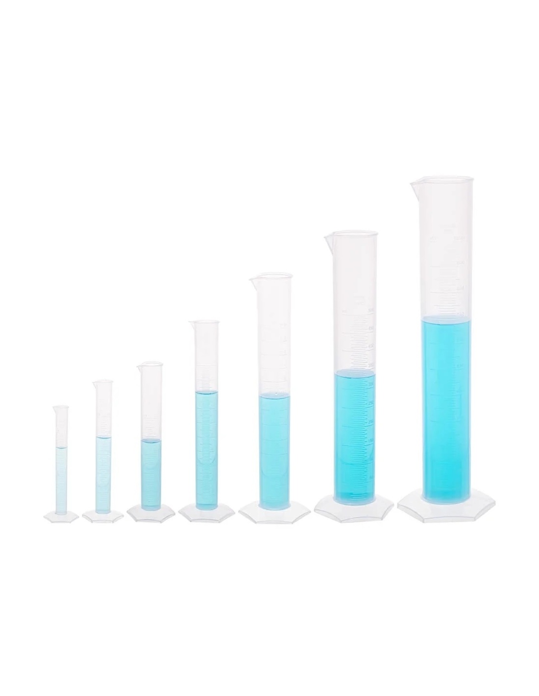 Cilindru de masurare din polipropilena cu baza hexagonala – rezistent si precis