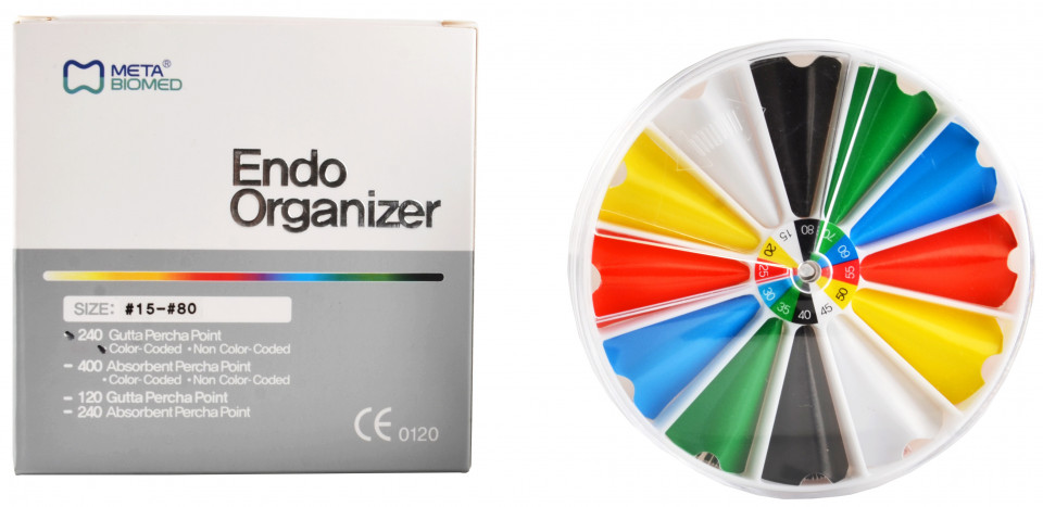 Conuri Gutaperca Endo Organizer Meta Biomed