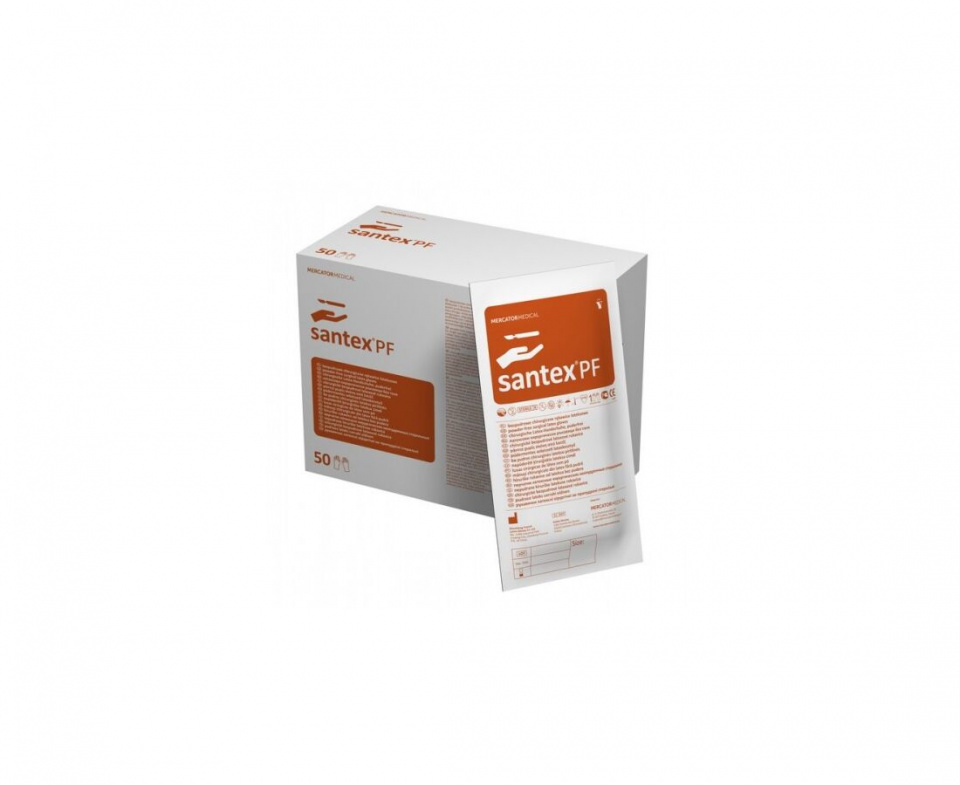 Manusi sterile nepudrate Santex 1 pereche Mercator