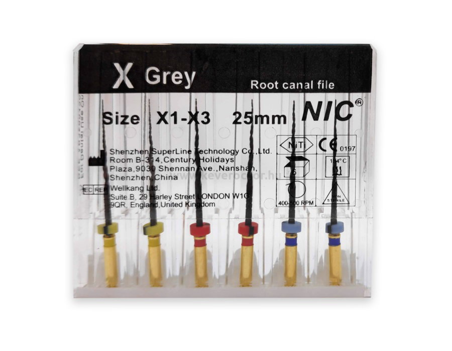 X Grey file ace endo tip PTN cele mai FLEXIBILE - Premier Denta
