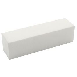 Buffer de unghii PRIMA, pentru pilit/lustruit, bloc alb, 10cm, granulatie 150