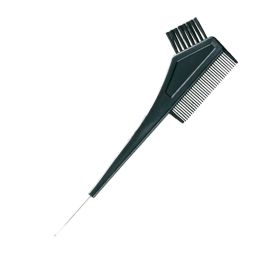 Pensula pentru vopsit parul, prevazuta cu pieptene, par din nylon, negru, 20 cm x 6.50 cm